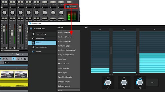 Edit audio: MultiMax Compress high frequencies