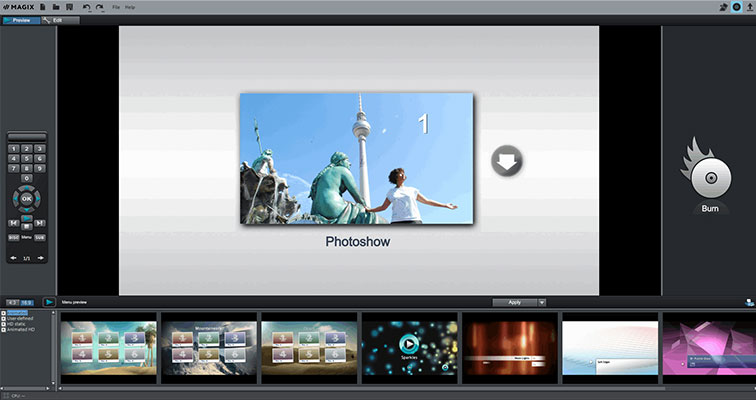Burning a slideshow to DVD Creating a DVD with photos on it