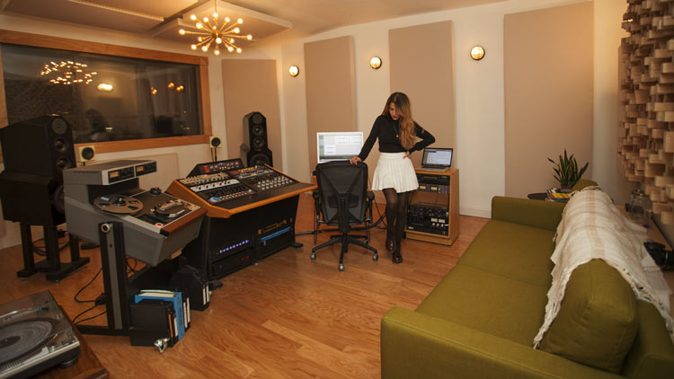 Heba Kadry in the studio