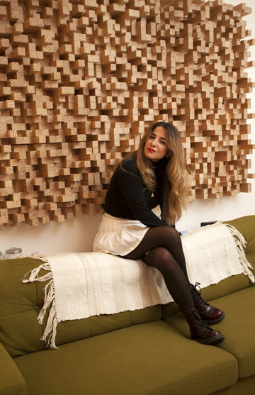 Heba Kadry on her Couch