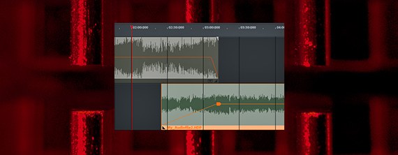 Crossfade on two tracks Fade objects on two tracks into each other