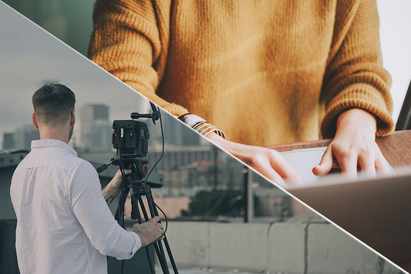 Post-editing recorded film material Post-editing recorded film material
