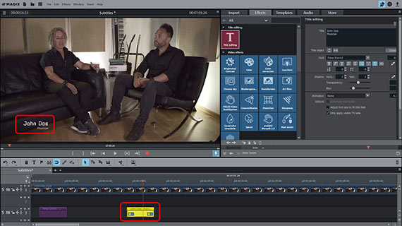 Duplicating subtitles Duplicated and modified subtitle