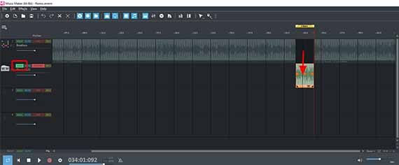 Drag sample below and switch to solo Extract sample from song and switch track to solo