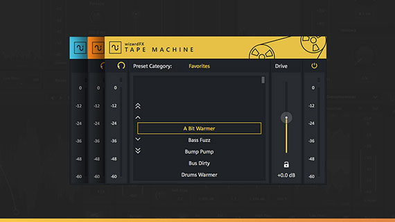 Professional effects plug-ins coloration