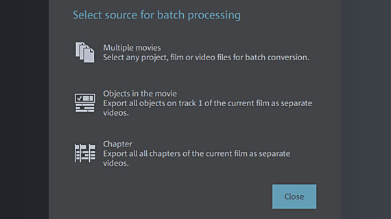 Using batch conversion to convert multiple MOVs to MP4 Converting multiple MOVs