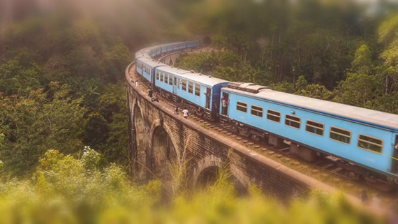 Tilt shift effect with blur + saturation + brightness/contrast/gamma Additional HDR gamma (Value: 50)