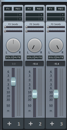 Mixer Mixer window